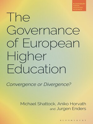 cover image of The Governance of European Higher Education